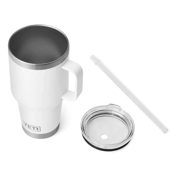 Rambler 35 oz (1035 ml) Straw Mug White, view: 2