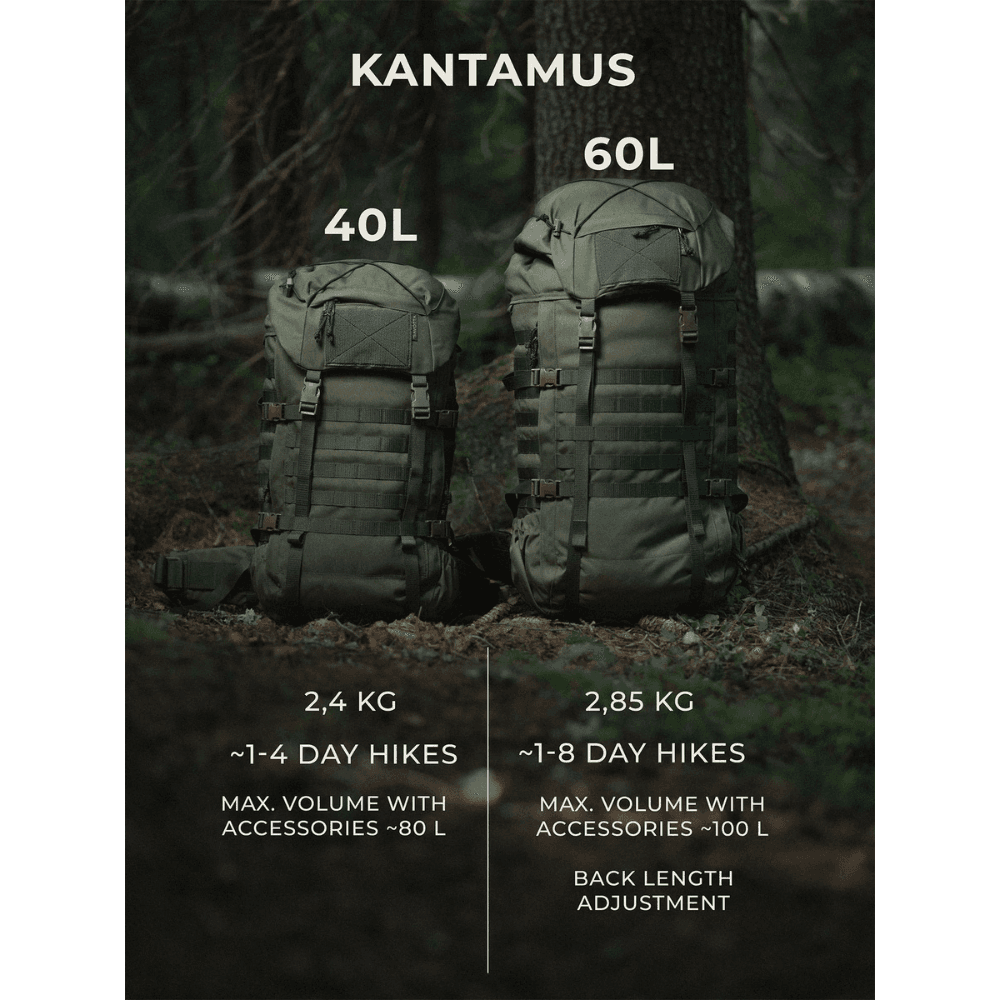Kantamus 60L Green, view: 9