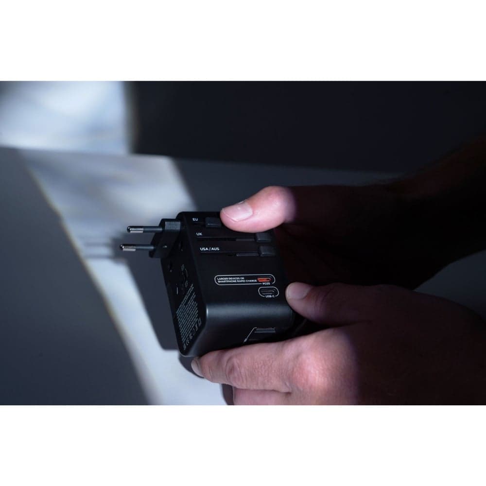 Global Travel Adapter Black, view: 4