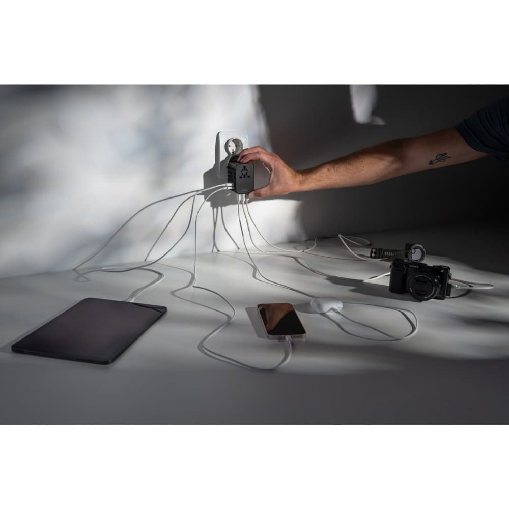 Global Travel Adapter Black, view: 8