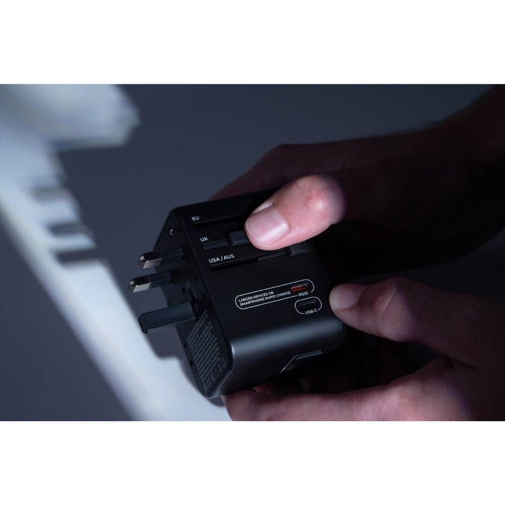 Global Travel Adapter Black, view: 5