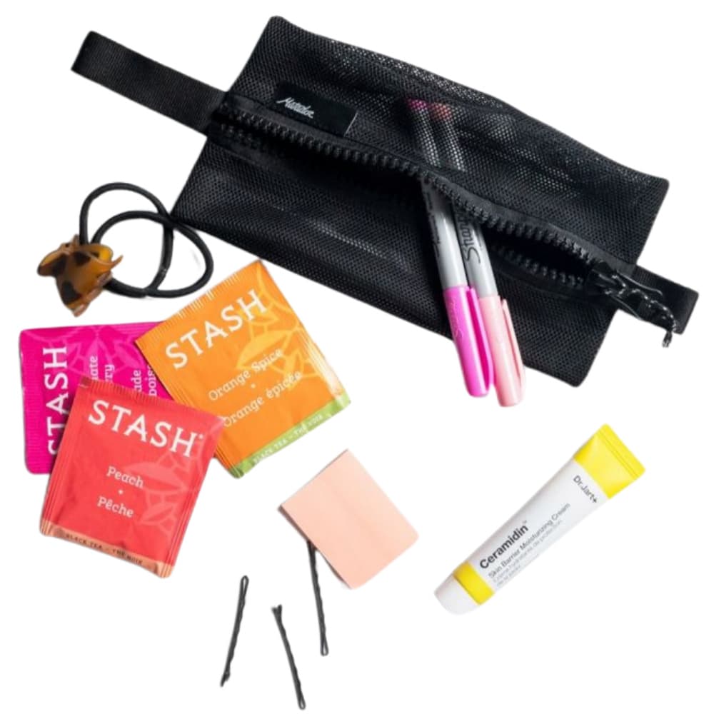 Mesh Organizer Bag Set 3-Pack Black, view: 4