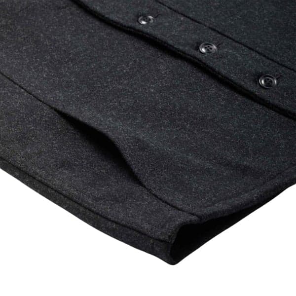 Mackinaw Wool Vest Charcoal, view: 3