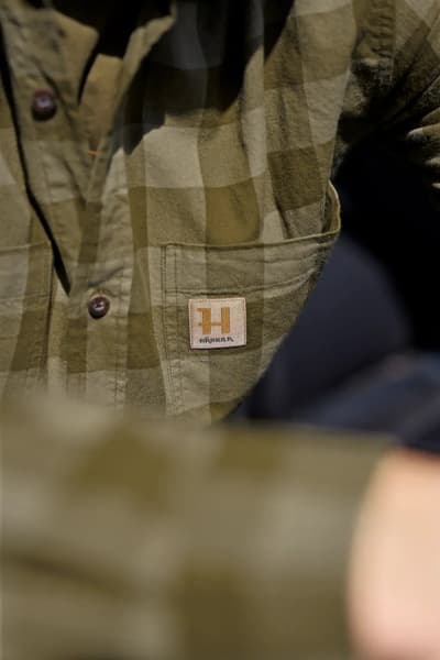 Scandinavian L/S Unisex Dark Olive Check, view: 5