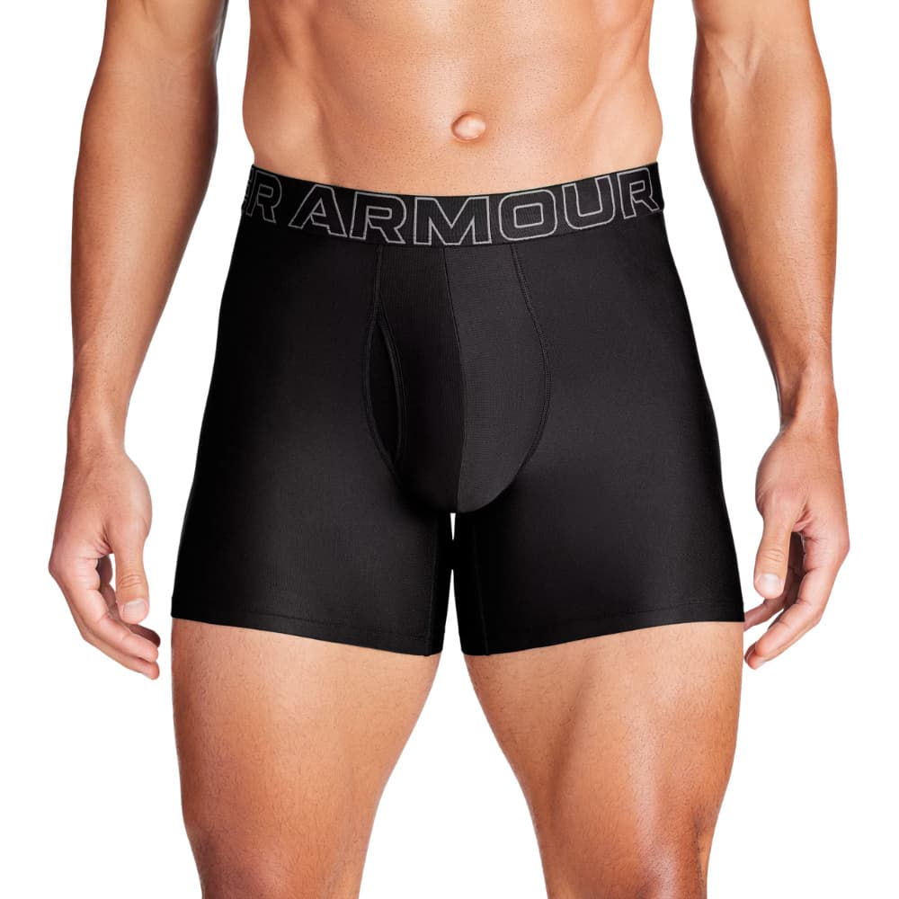 UA Performance Tech Solid 6" 3-pack Black, view: 1