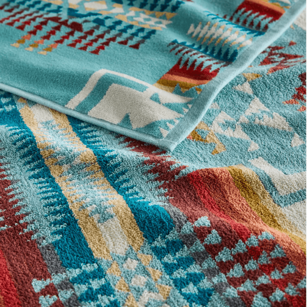 3 Piece Towel Set Aqua, view: 3