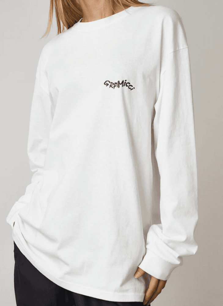 Gecko L/S Tee White, view: 2