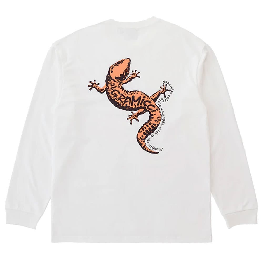 Gecko L/S Tee White, view: 0