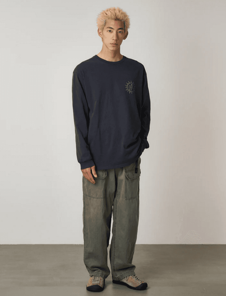 Sun L/S Tee Navy Pigment, view: 3