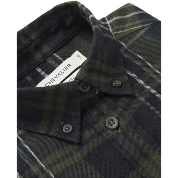 W's Heron Flannel Shirt October Green Checked, view: 1