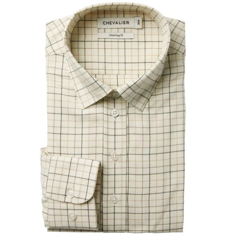 Chorley Shooting Fit Shirt Rifle Green Tattersall, view: 1