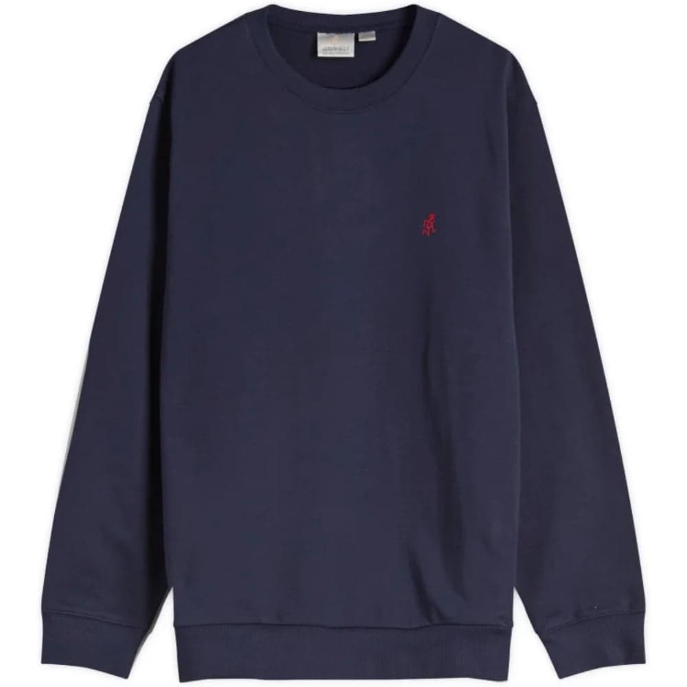 One Point Crew Sweatshirt Dark Navy, view: 0