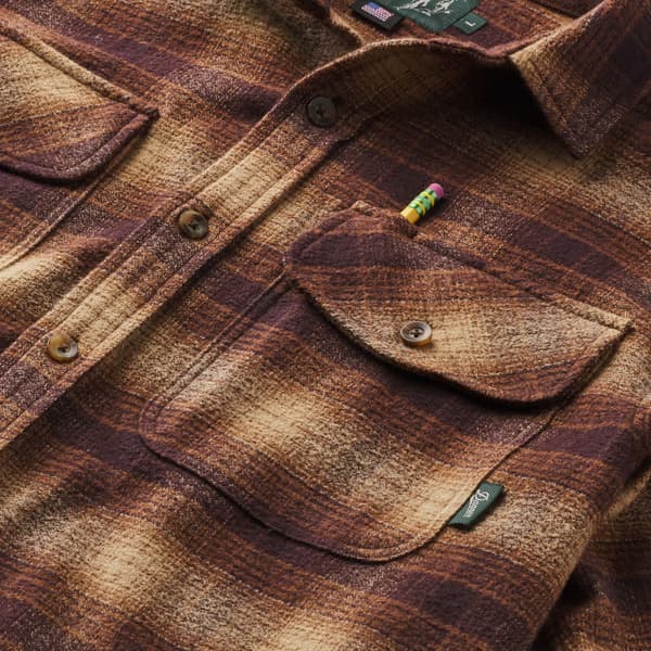 M's Cedar Mill Cotton Flannel Espresso Plaid, view: 3