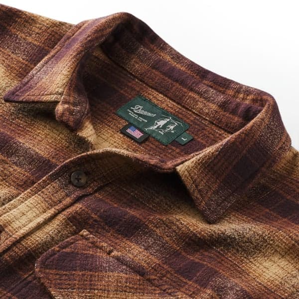 M's Cedar Mill Cotton Flannel Espresso Plaid, view: 2