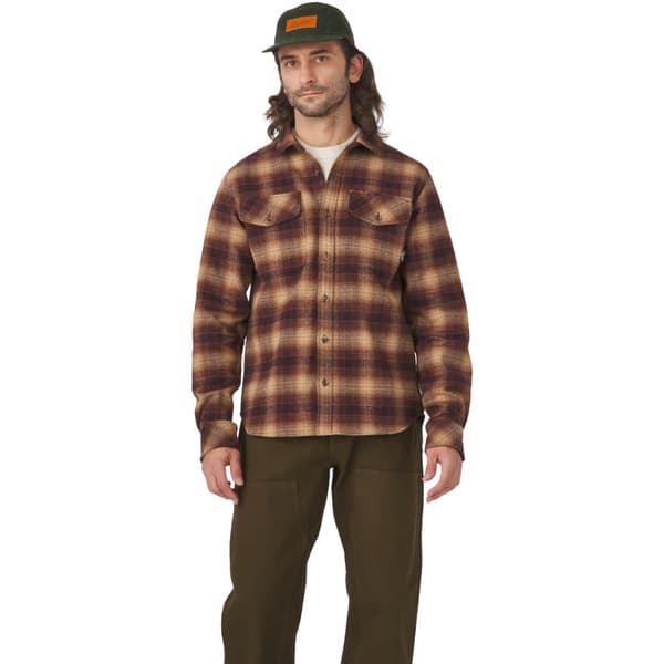 M's Cedar Mill Cotton Flannel Espresso Plaid, view: 5