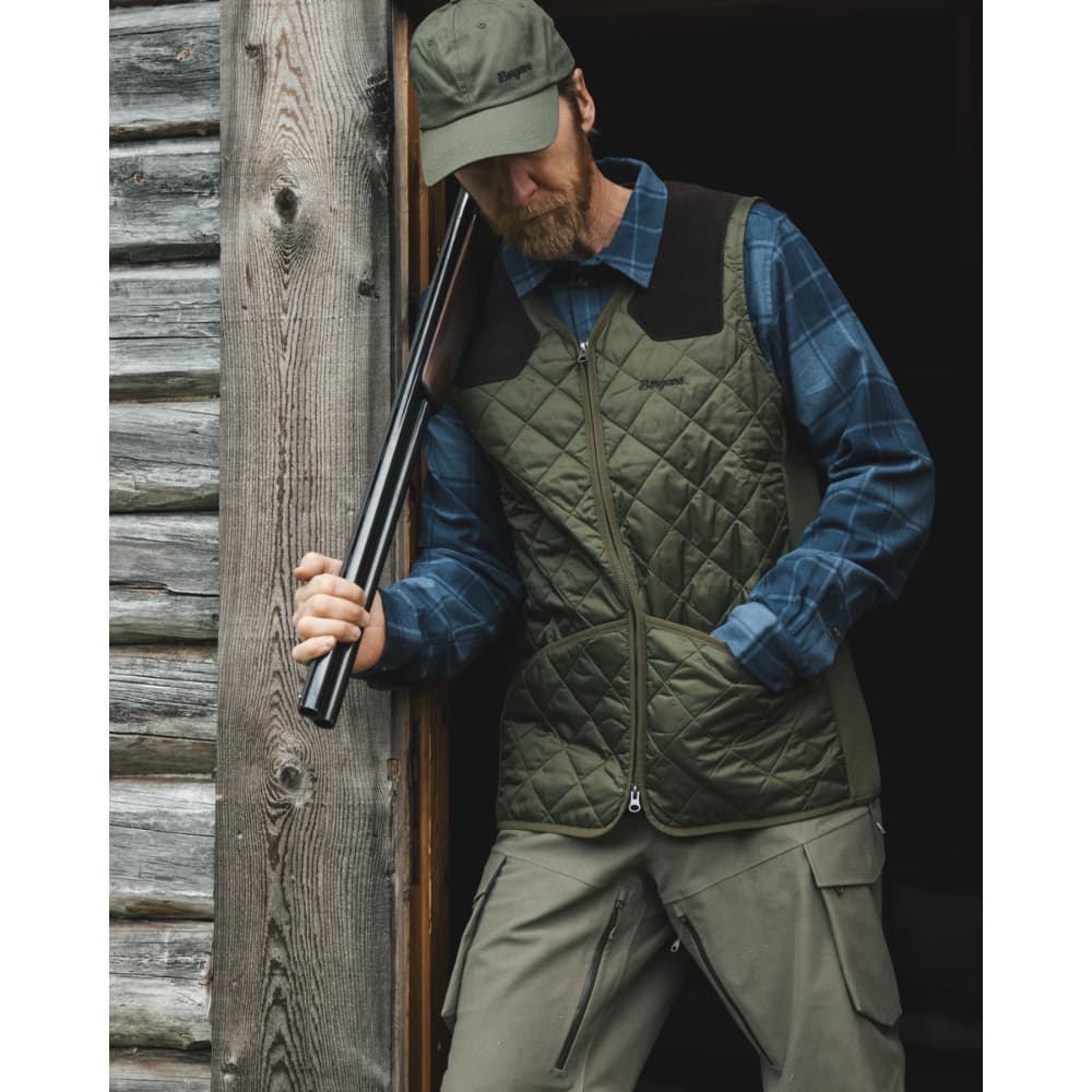 Drevsjø Insulated Vest Dark Olive Green, view: 5