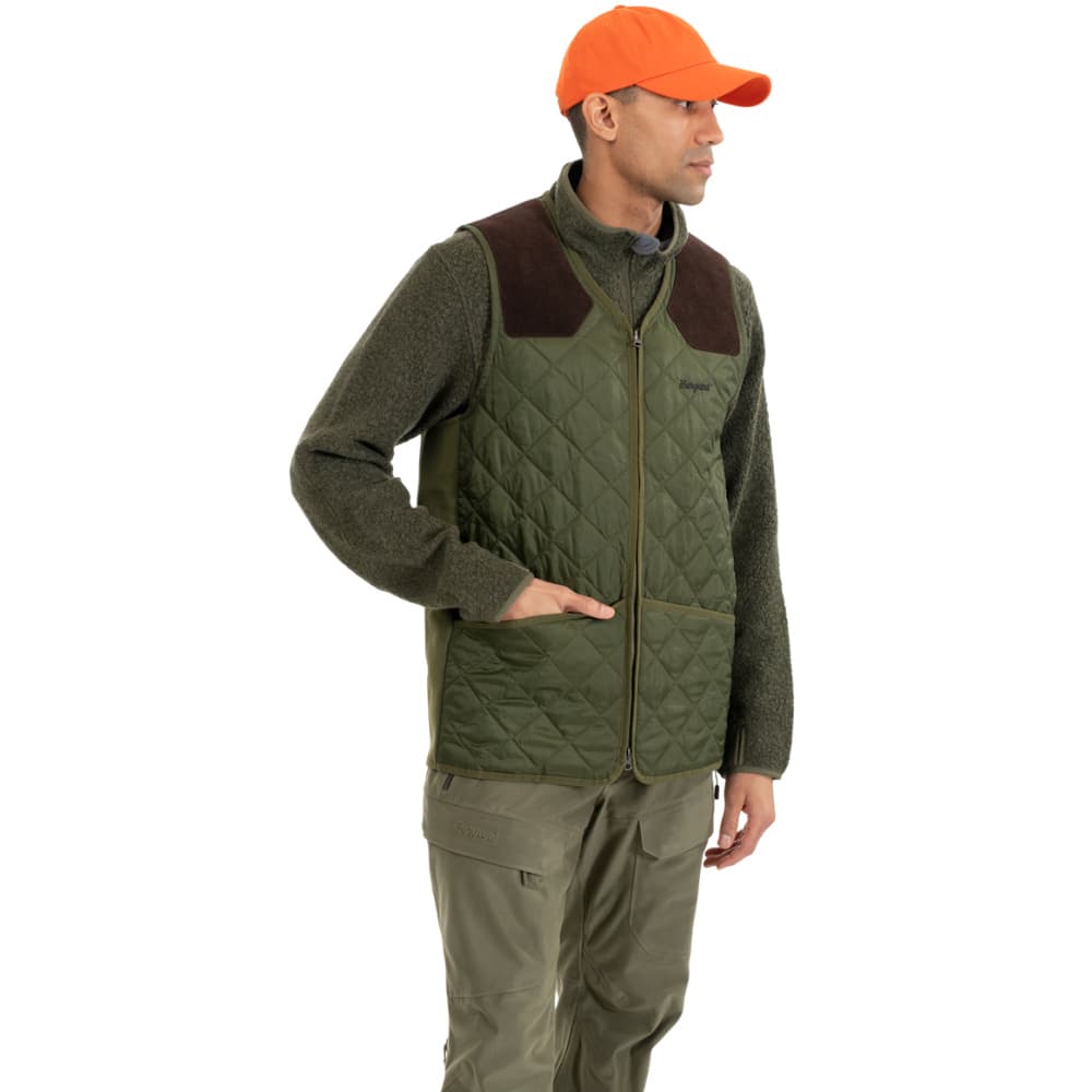 Drevsjø Insulated Vest Dark Olive Green, view: 1