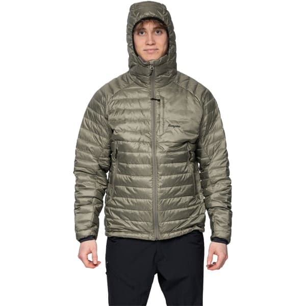 M's Vaagaa Light Down Jacket Hood Green Mud, view: 5