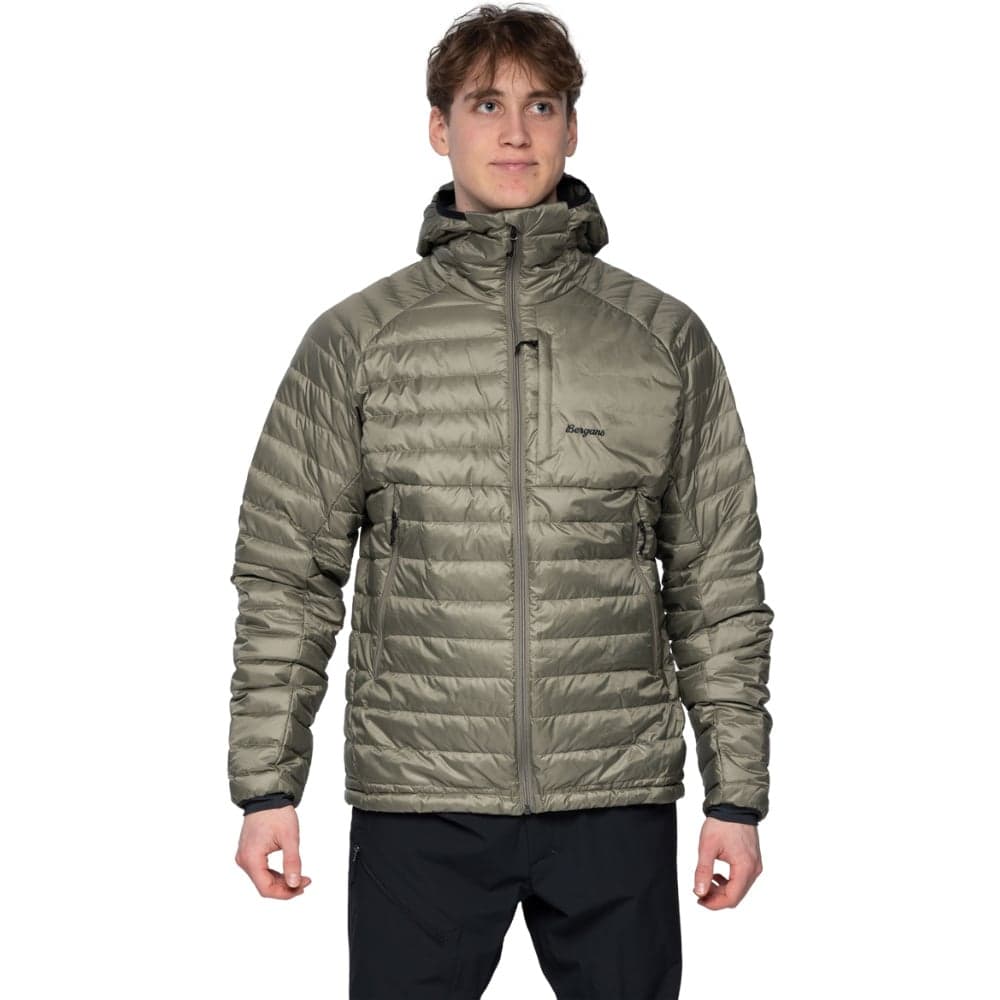 M's Vaagaa Light Down Jacket Hood Green Mud, view: 1