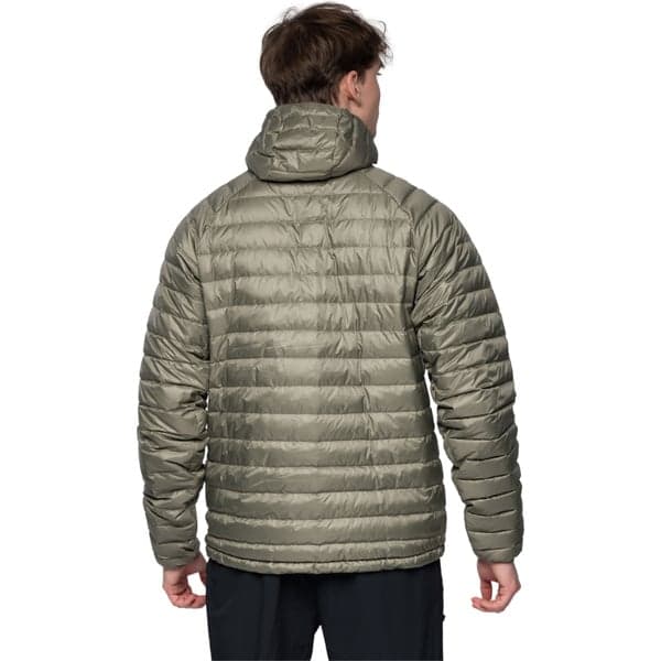 M's Vaagaa Light Down Jacket Hood Green Mud, view: 3