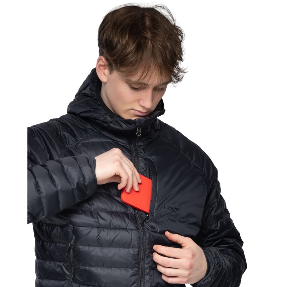 M's Vaagaa Light Down Jacket Hood Black, view: 5