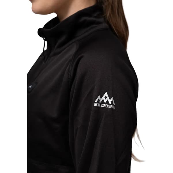 Heatx Heated Fleece Sweater Womens Black, view: 6