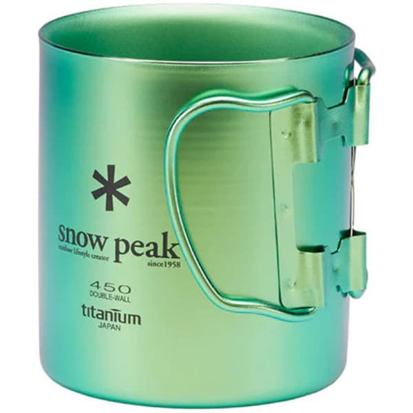 Titanium Double Wall 450 Mug Green, view: 0