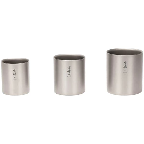 Titanium Double Wall H450 Stacking Mug, view: 3