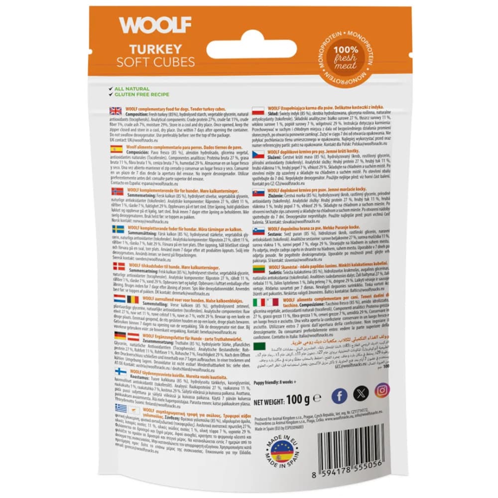 Soft Cubes - Turkey (Monoprotein), view: 1