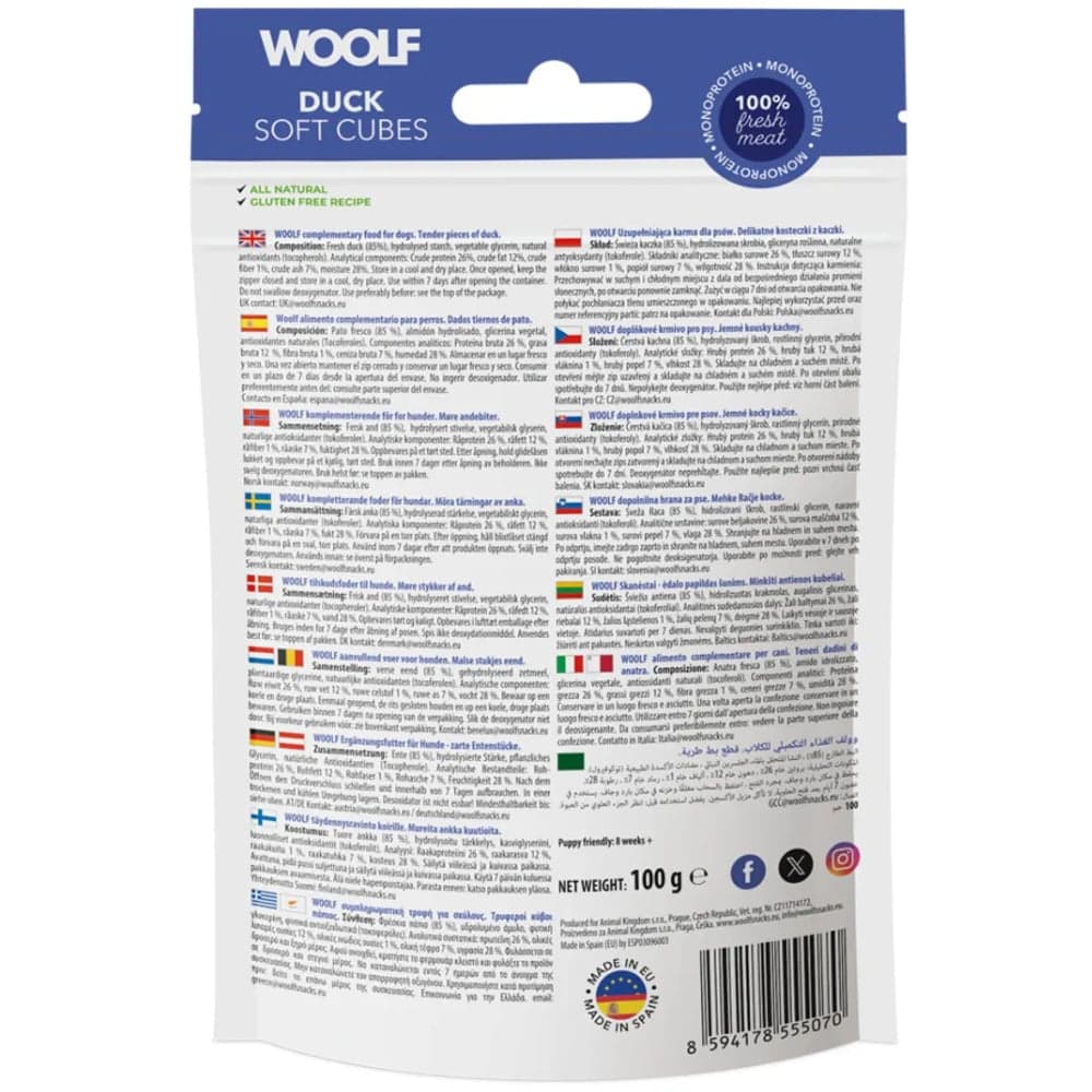 Soft Cubes - Duck (Monoprotein), view: 1