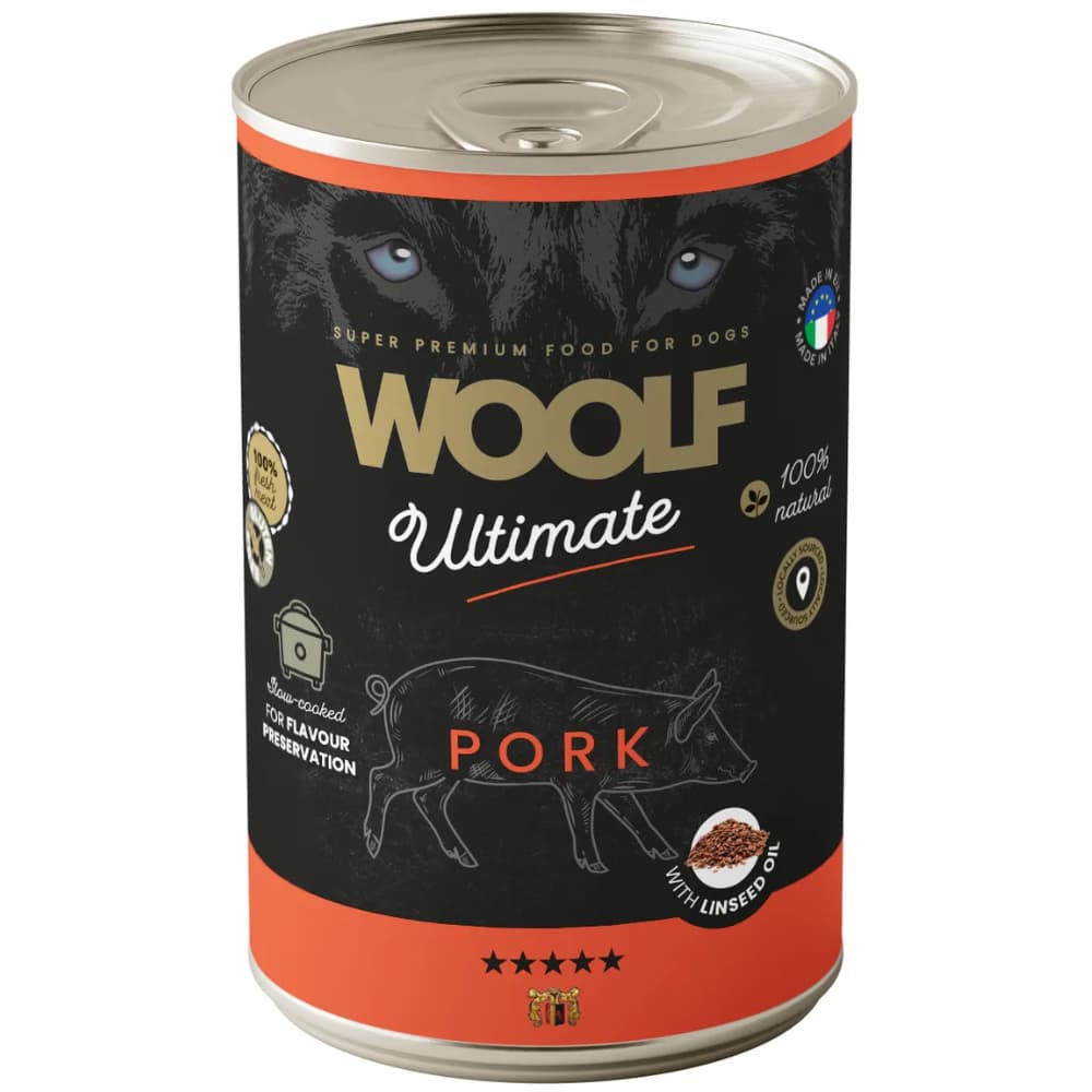 Ultimate Canned Dogfood - Pork With Linseed Oil, view: 0