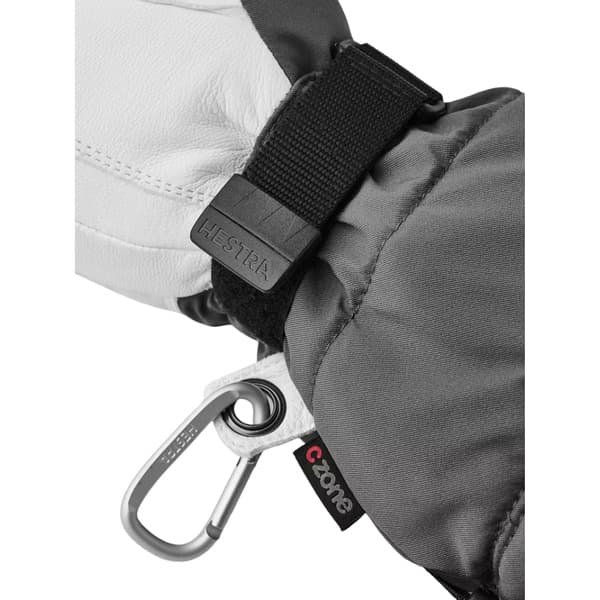 Heater Gauntlet Mitt Grey/Offwhite, view: 3