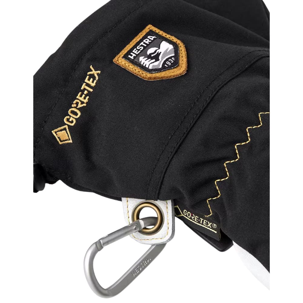 Army Leather Gore-Tex 5 Finger Black/Natural Grey, view: 4