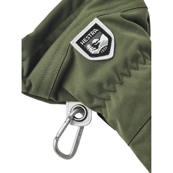 Army Leather Heli Ski 5 Finger Olive, view: 3