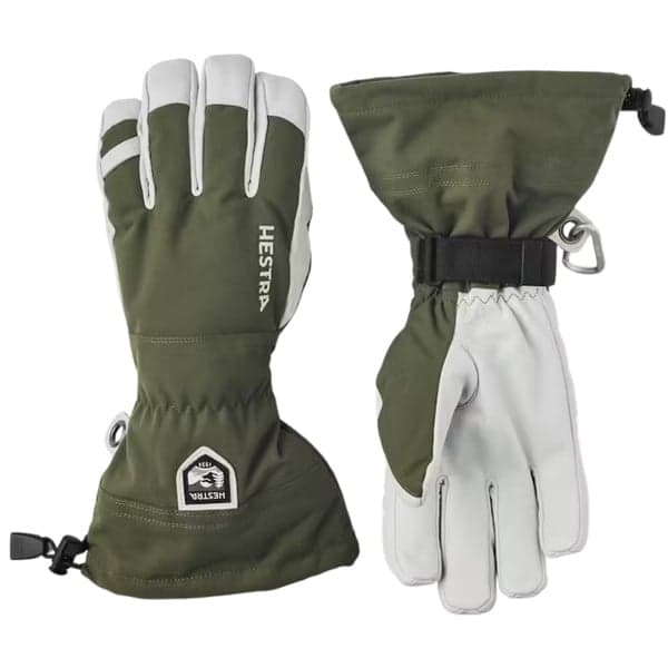 Army Leather Heli Ski 5 Finger Olive, view: 0