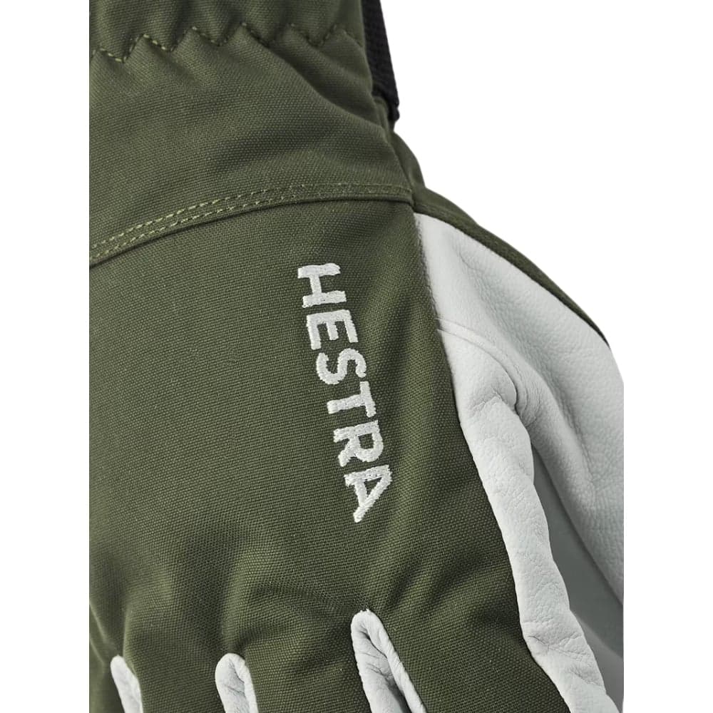 Army Leather Heli Ski 5 Finger Olive, view: 1
