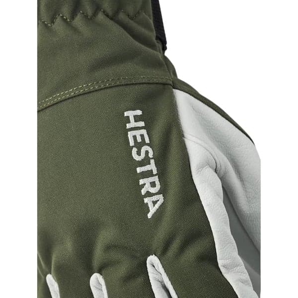 Army Leather Heli Ski 5 Finger Olive, view: 1