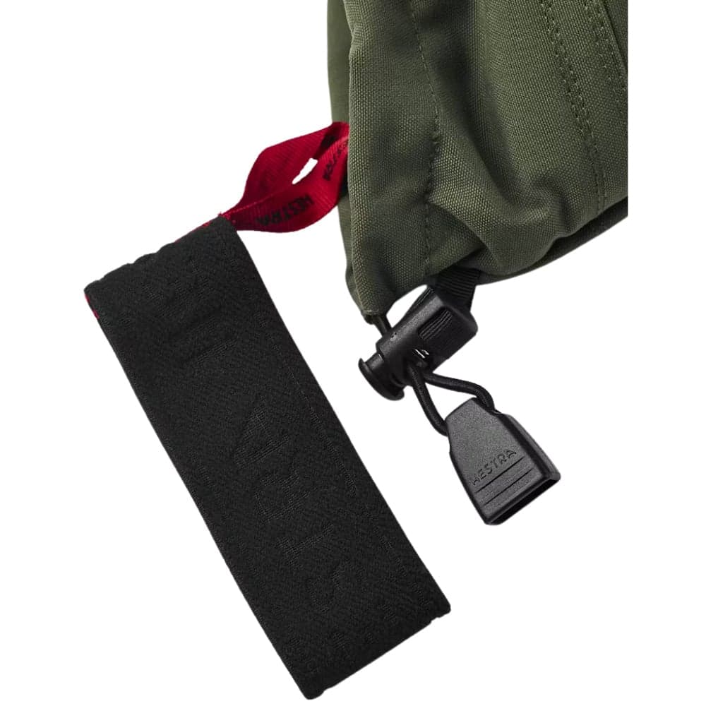 Army Leather Heli Ski 5 Finger Olive, view: 5