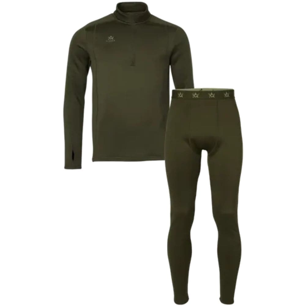 M's Thermodry Mid Layer Fleece Set Night Green, view: 0