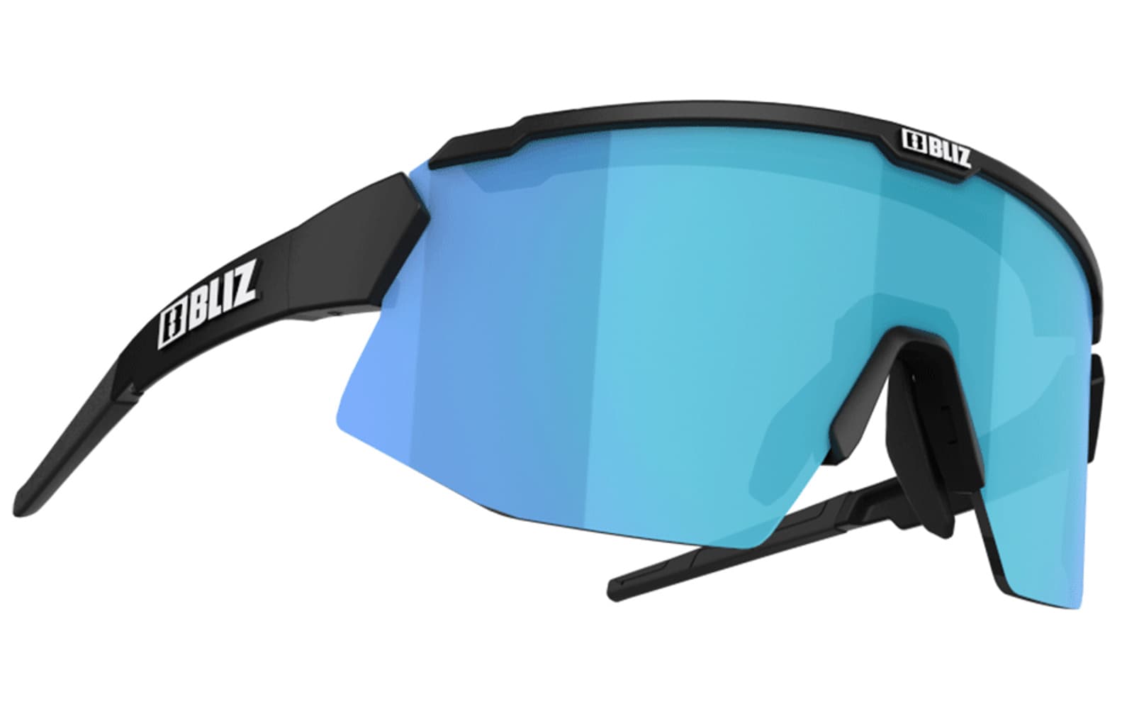 Breeze Small Matt Black Brown med Blue Multi + Extra lins Orange, view: 1