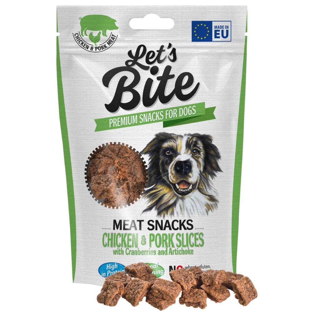 Meat Snacks Kyckling & Fläsk Skivor Med Tranbär 80 g, view: 1