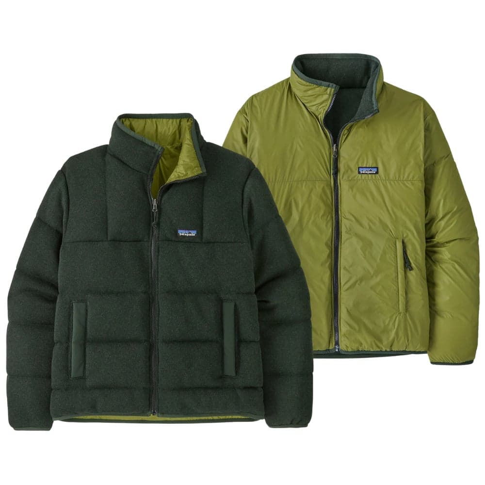 M's Reversible Down Better Sweater Old Growth Green, view: 0