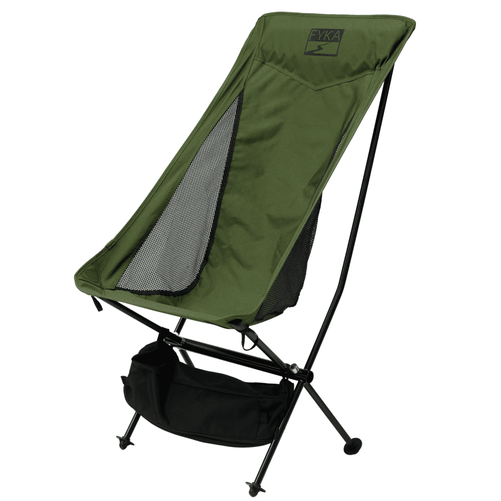 Sella Hopfällbar Hög Campingstol Moss, view: 2