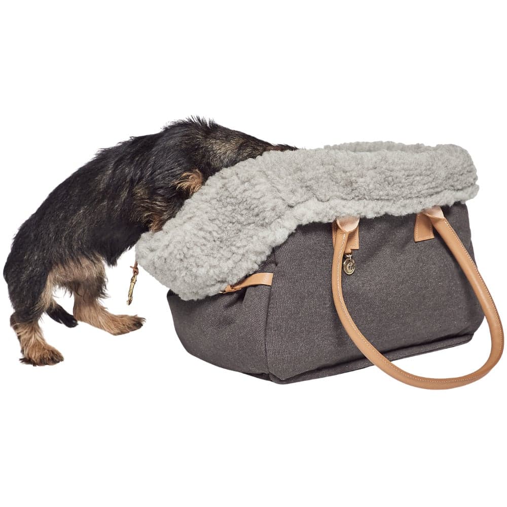 Dog Carrier Como L Petrol Grey, view: 4