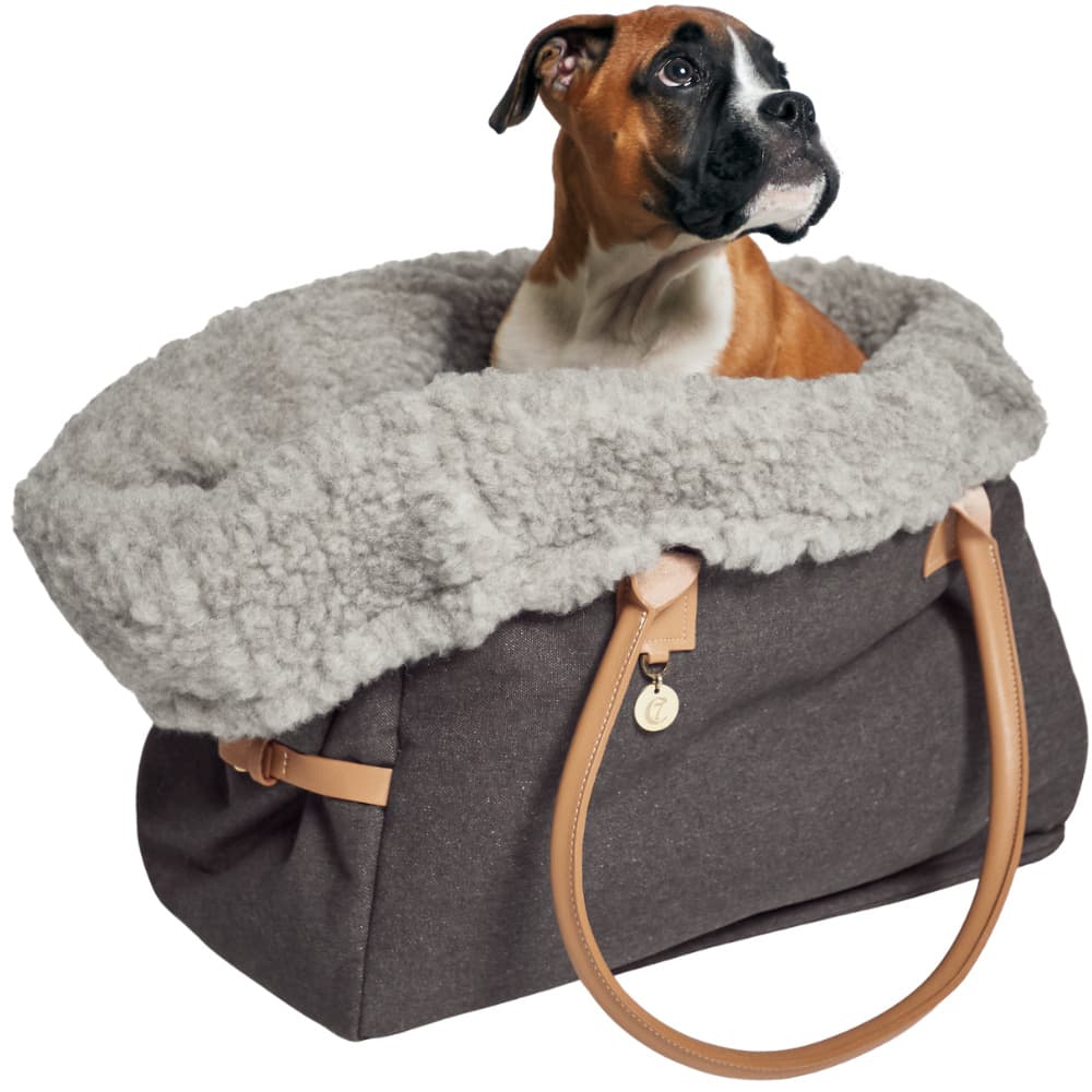 Dog Carrier Como L Petrol Grey, view: 3