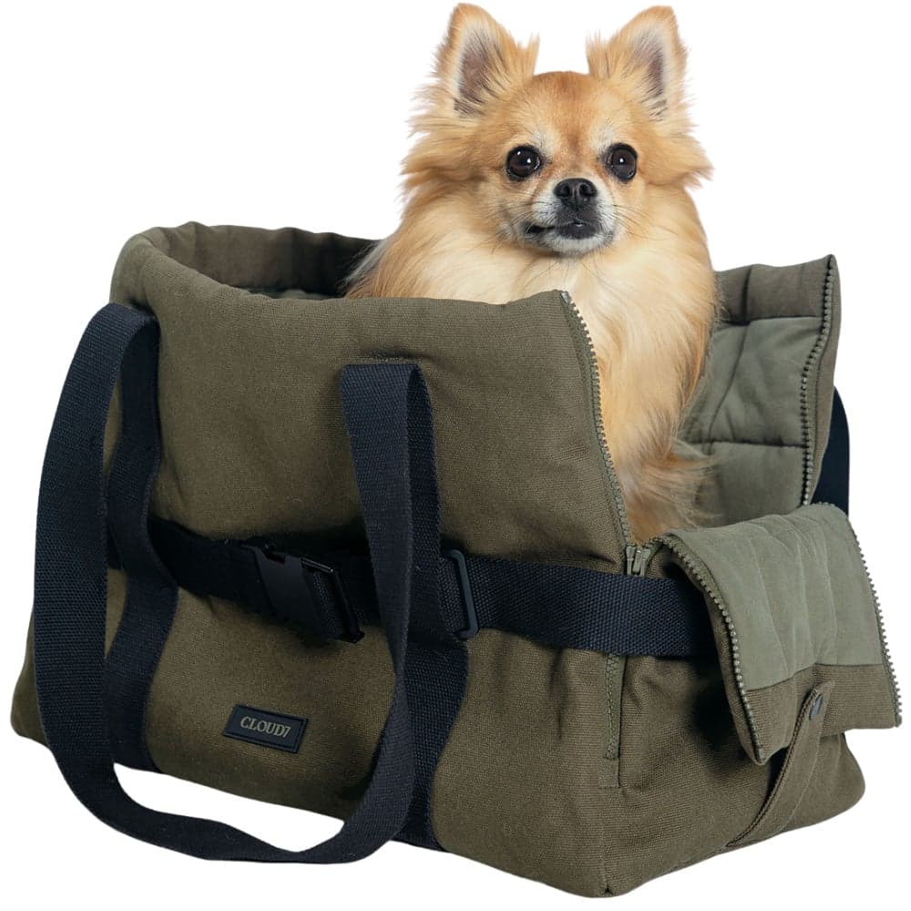Dog Carrier Turin Canvas Olive, view: 10