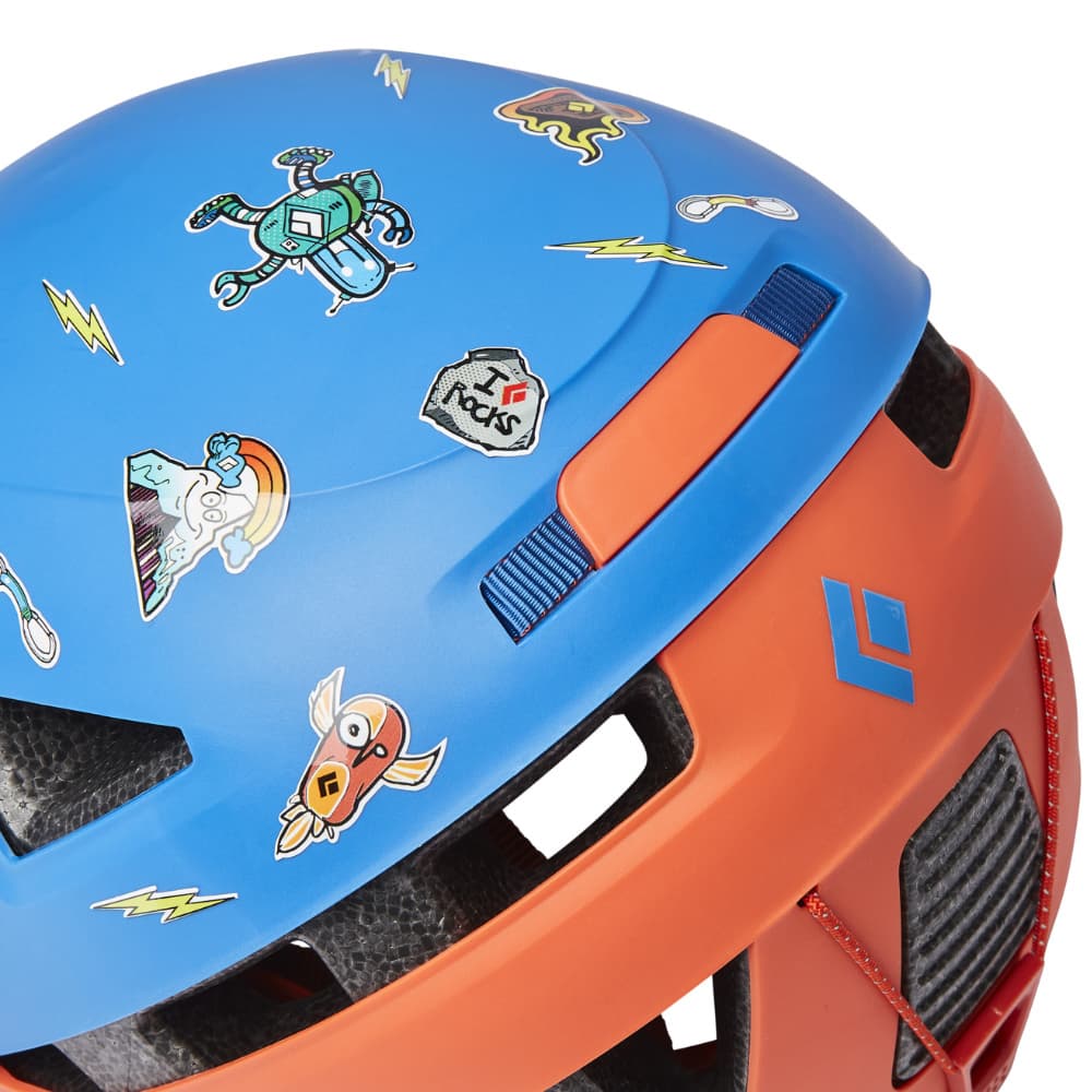 Capitan Helmet Kids Ultra Blue-Persimmon, view: 3