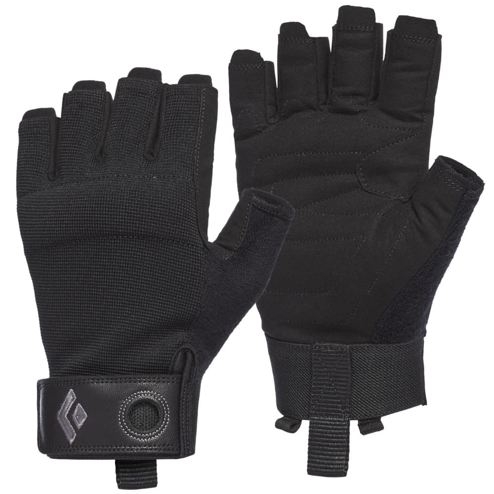 Crag Half-Finger Gloves Black, view: 0
