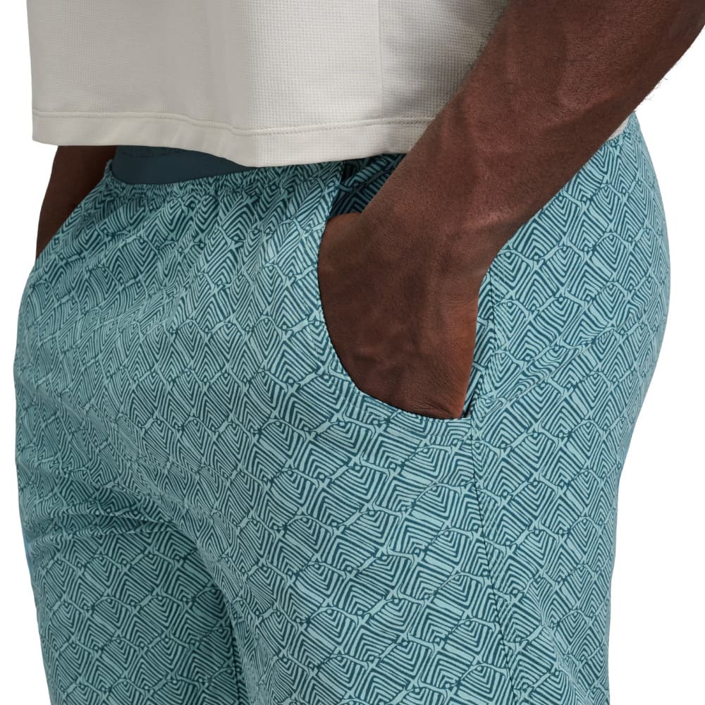 M's Sierra Shorts 8 In Granola/Midnight Blue, view: 4