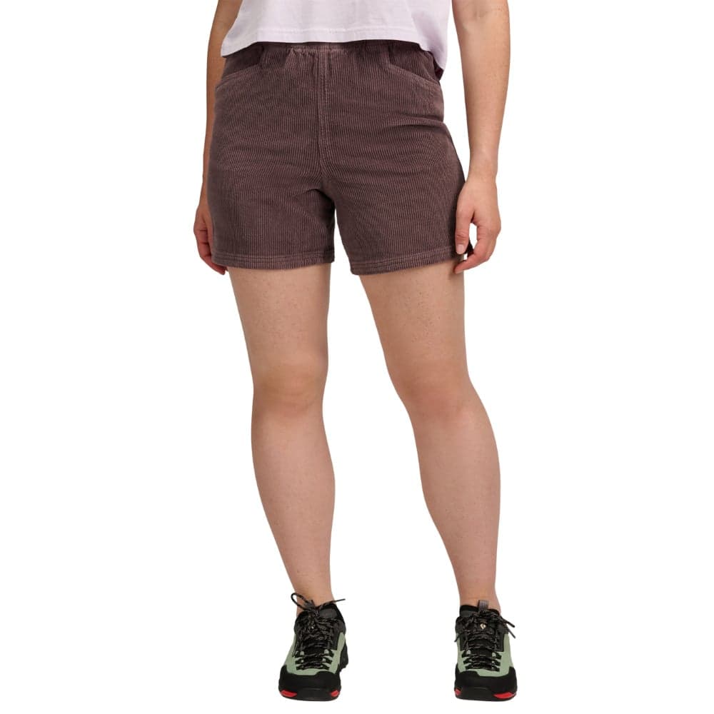 W's Dirtbag Corduroy Shorts Dark Mauve, view: 0